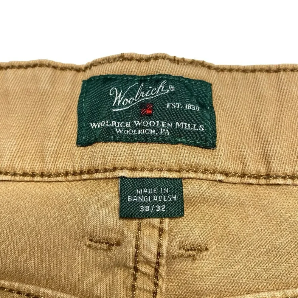 Woolrich Stretch Fit Utility Pants Tan Sz 38/32